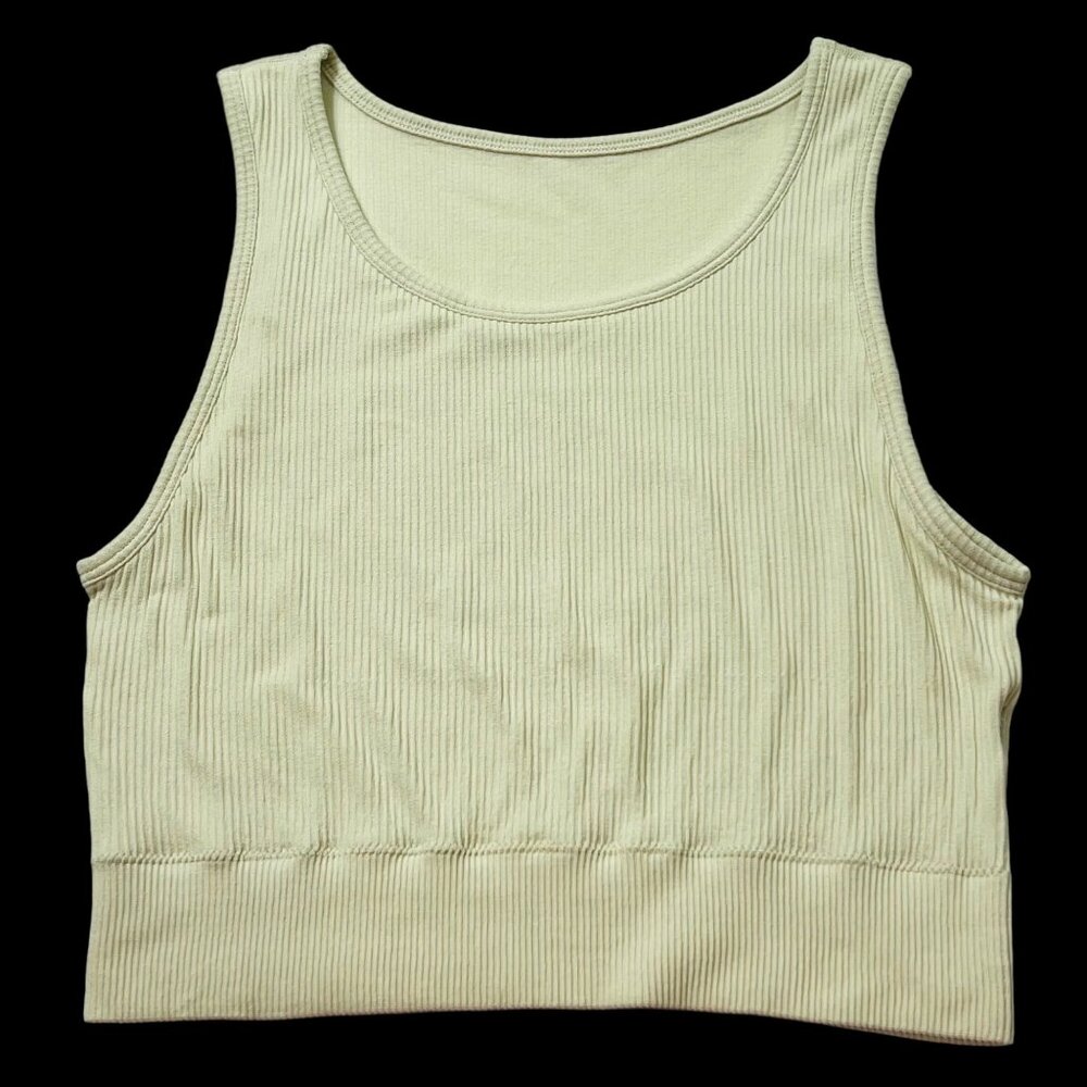 SKIMS Stretch Rib High Neck Bralette NEW Bone 2X/3X - Picture 2 of 11